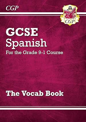 new gcse spanish vocab bk grade 9 1 cour 1st edition cgp books 1782948635, 978-1782948636