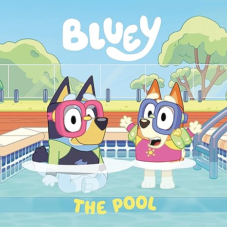 bluey the pool 1st edition penguin young readers licenses 0593385683, 978-0593385685