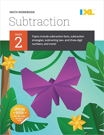 ixl math workbook grade 2 subtraction workbook edition ixl learning 1947569309, 978-1947569300