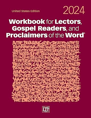 workbook for lectors gospel readers and proclaimers of the word 2024 united states edition maria enid barga