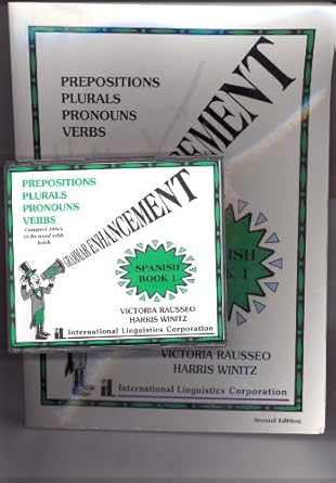 grammar enhancement book 1 and 4 audio cds spanish the learnables 1st edition victoria rausseo, ,harris