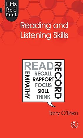 little red book of reading and listening skills 1st edition terry obrien 8129139871, 978-8129139870