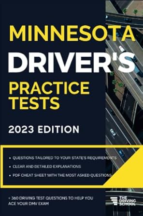 minnesota driver s practice tests + 360 driving test questions to help you ace your dmv exam 1st edition ged