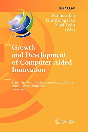 growth and development of computer aided innovation third ifip wg 5 4 working conference cai 2009 harbin