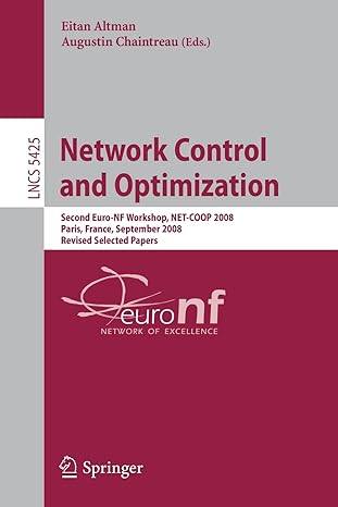 network control and optimization second eurofgi workshop net coop 2008 paris france september 8 10 2008 1st