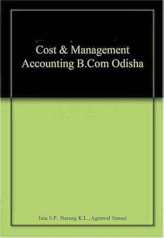 cost and management accounting b com odisha 1st edition agrawal simmi jain s.p., narang k.l. 932727184x,