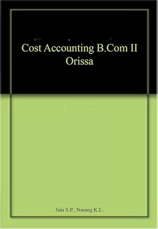 cost accounting b com ii orissa 1st edition narang k.l. jain s.p. 9327246926