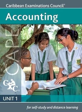 accounting cape unit 1 a caribbean examinations council study guide revised edition caribbean examinations