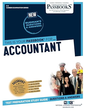 accountant passbooks study guide 1st edition national learning corporation 1731800037, 978-1731800039