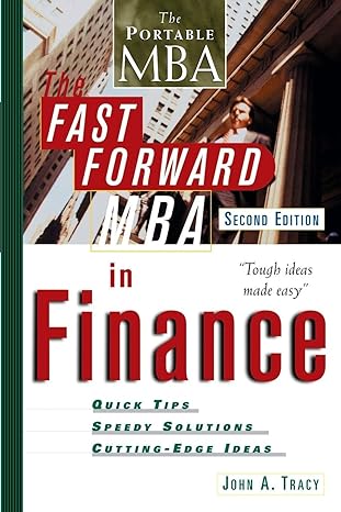 the fast forward mba in finance 2nd edition john a. tracy 0471202851, 978-0471202851