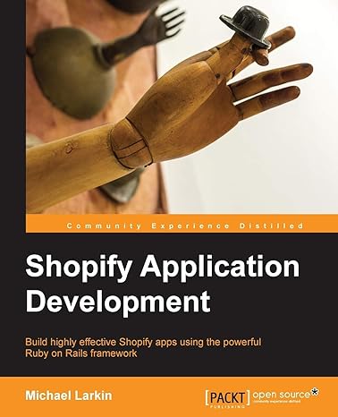 shopify application development 1st edition michael larkin 1783281057, 978-1783281053