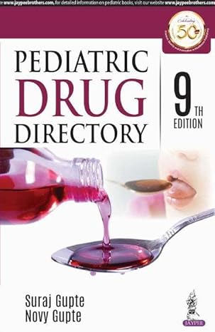 pediatric drug directory 9th edition suraj gupte 9352704754, 978-9352704750