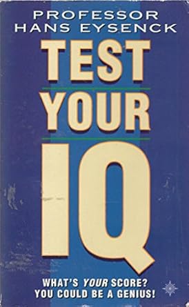 test your iq 1st edition h j eysenck 0722529368, 978-0722529362