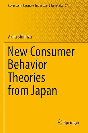 new consumer behavior theories from japan 1st edition akira shimizu 9811611297, 978-9811611292