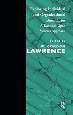 exploring individual and organizational boundaries 1st edition w gordon lawrence 1855752328, 978-1855752320