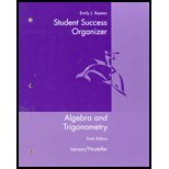 student success organizer for larson/hostetlers algebra and trigonometry 6th by larson ron 2003 paperback 1st