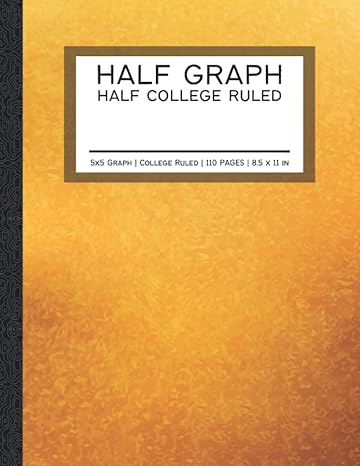 half 5x5 graph half college ruled half 5x5 grid half college ruled composition pages large 8 5x11 in gold 1st