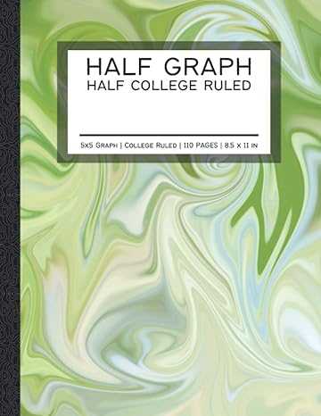 half 5x5 graph half college ruled half 5x5 grid half college ruled composition pages large 8 5x11 in green