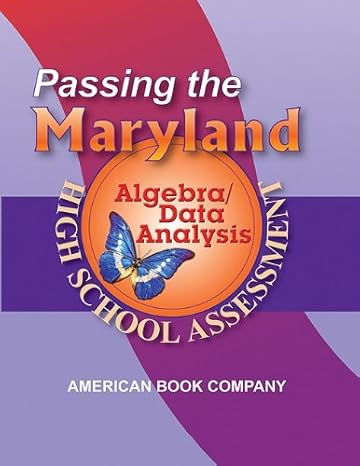 passing the maryland algebra/data analysis high school assessment 1st edition erica day ,colleen pintozzi