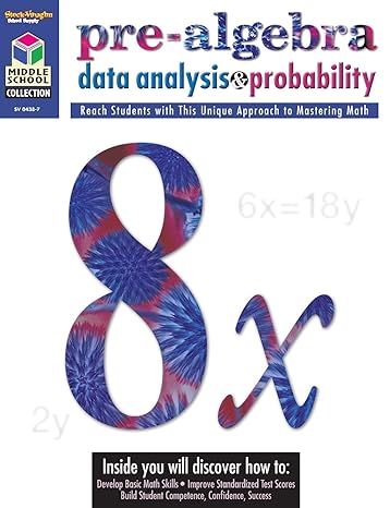 middle school collection math reproducible pre algebra 1st edition steck-vaughn 1419004387, 978-1419004384