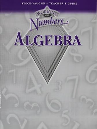 working with numbers algebra teacher s guide 1st edition meredith edgley oreilly 0739844113, 978-0739844113