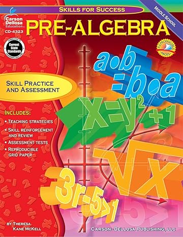 pre algebra skill practice and assessment for middle school 1st edition theresa kane mckell ,jeff van kanegan