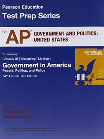 ap test prep workbook for government in america people politics and policy 16th edition professor of