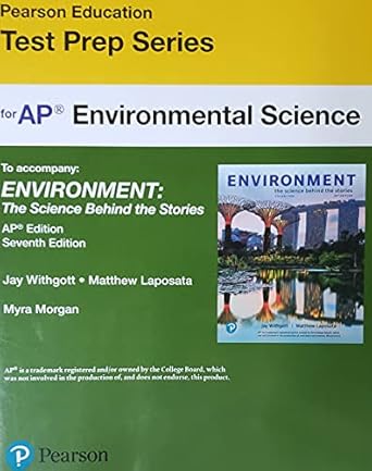 pearson education test prep series for ap environmental science 1st edition jay withgott ,matthew laposata