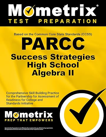 parcc success strategies high school algebra ii study guide parcc test review for the partnership for