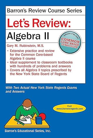 let s review algebra ii csm edition gary m. rubenstein m.s. 1438008449, 978-1438008448