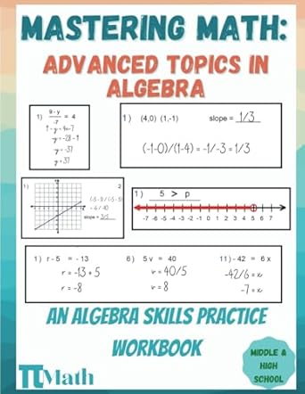 pi math mastering math advanced topics in algebra an algebra skills practice workbook for middle and high