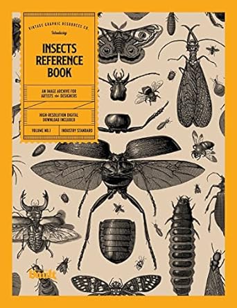 insects reference book an image archive for artists and designers 1st edition kale james 1925968979,