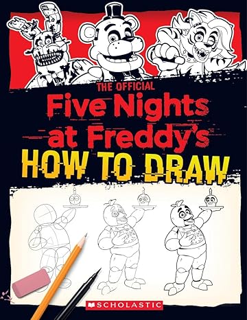 how to draw five nights at freddy s an afk book 1st edition scott cawthon 1338804723, 978-1338804720