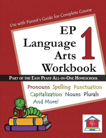 ep language arts 1 workbook 1st edition tina rutherford, lee giles 1548631493, 978-1548631499