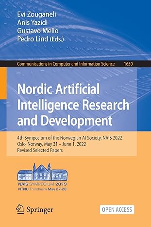 nordic artificial intelligence research and development  symposium of the norwegian ai society nais 2022 oslo