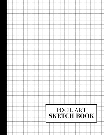 pixel art grid paper sketch book for drawing pixelated designs 120 pages for artists and video game lovers