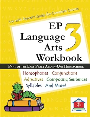 ep language arts 3 workbook 1st edition tina rutherford, lee giles 1545251622, 978-1545251621