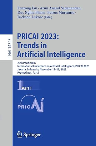 pricai 2023 trends in artificial intelligence 20th pacific rim international conference on artificial