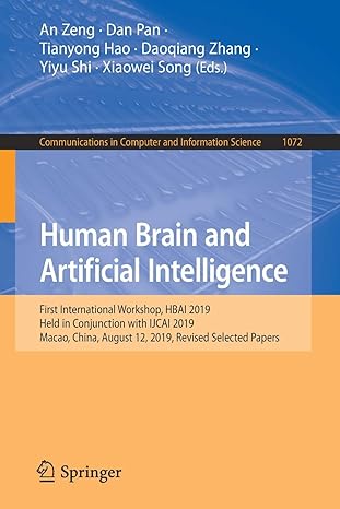 human brain and artificial intelligence first international workshop hbai 2019 held in conjunction with ijcai