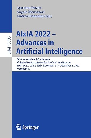 aixia 2022 advances in artificial intelligence xxist international conference of the italian association for