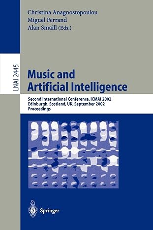 music and artificial intelligence second international conference icmai 200dinburgh scotland uk september 12