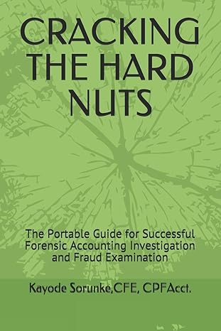 cracking the hard nuts the portable guide for successful forensic accounting investigation and fraud