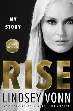 rise my story 1st edition lindsey vonn 0062889451, 978-0062889454