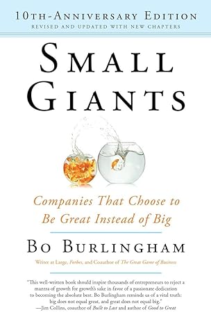 small giants companies that choose to be great instead of big 10th anniversary edition anniversary,updated