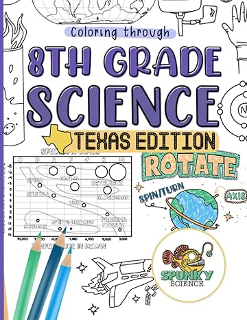 coloring through 8th grade science 1st edition morgan lea saied 979-8842195244