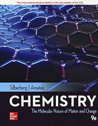 ise chemistry the molecular nature of matter and change 9th edition martin silberberg dr., patricia amateis