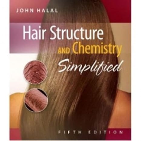 hair structure and chemistry simplified 5th edition john halal 1428335587, 978-1428335585