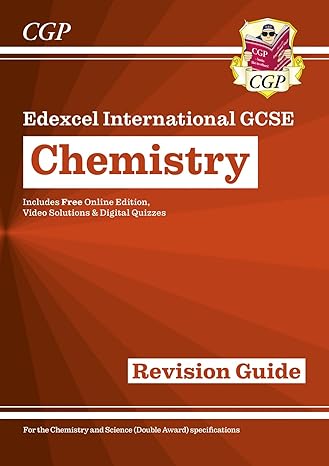 new grade 9 1 edexcel international gcse chemistry revision guide with online edition 1st edition cgp books