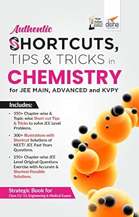 authentic shortcuts tips and tricks in chemistry for jee main advanced and kvpy 1st edition unknown author