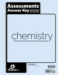 chemistry assessments answer key 5th ed 1st edition bju press 1628566914, 978-1628566918